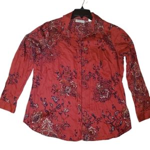 Womens button up top